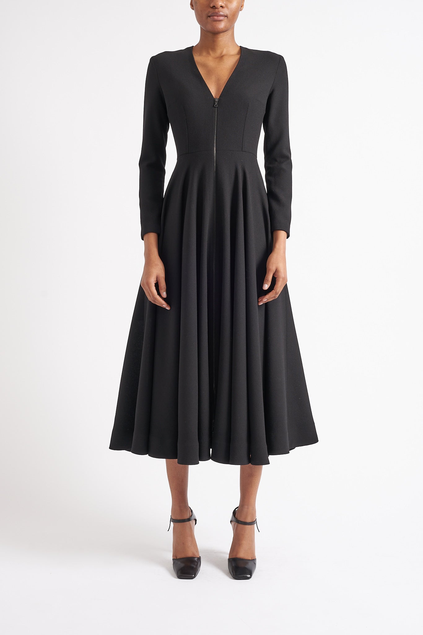 CASS BLACK SUSTAINABLY SOURCED CADY DRESS