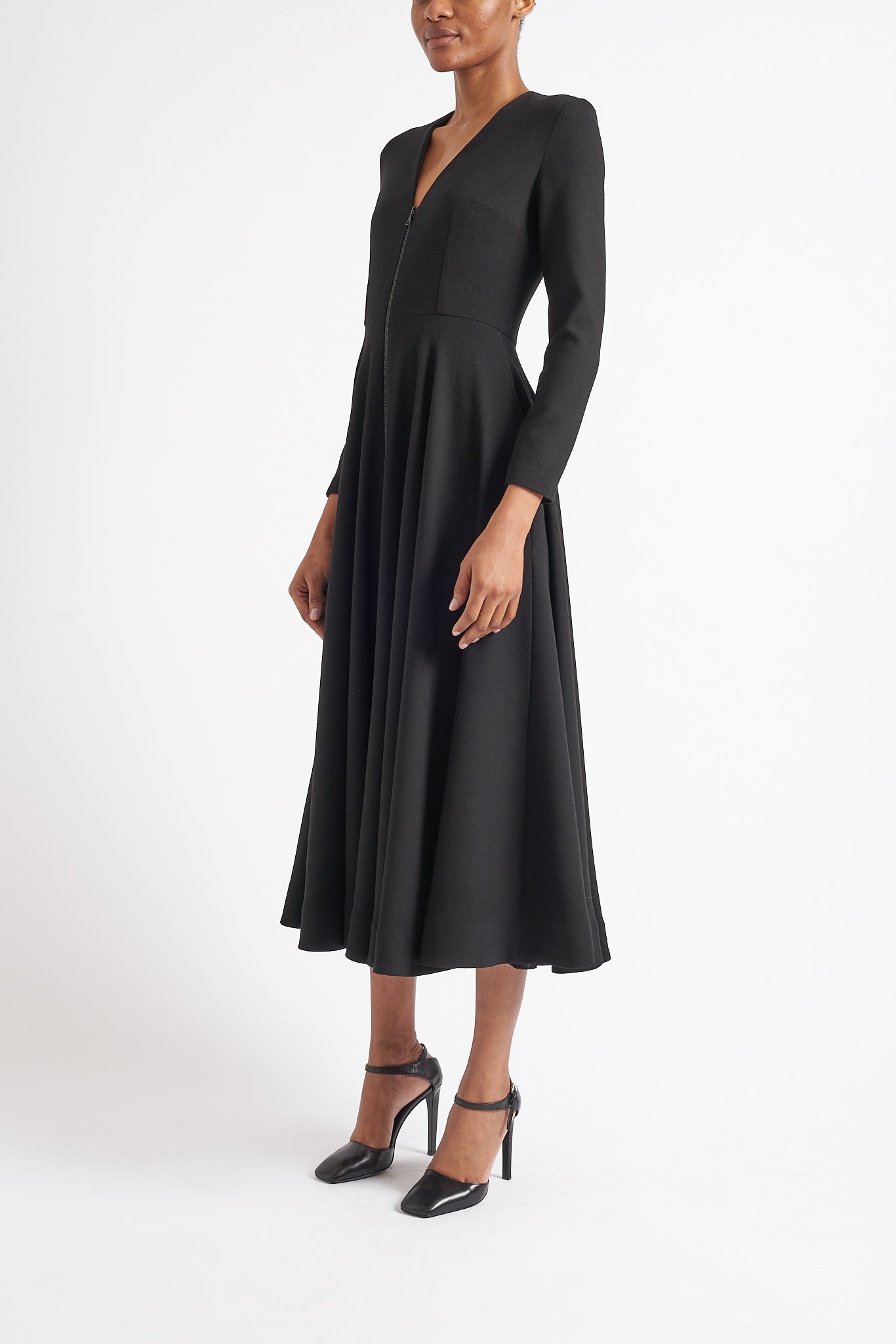CASS BLACK SUSTAINABLY SOURCED CADY DRESS