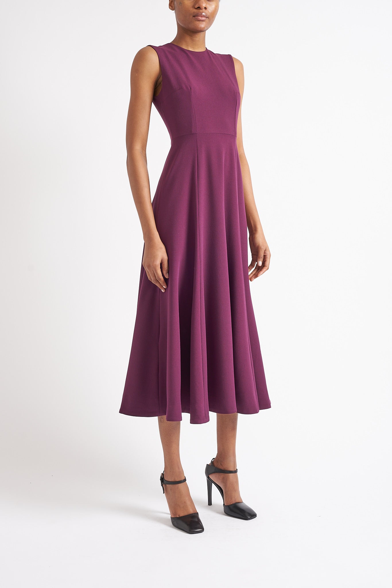 OLIVE SUSTAINABLY SOURCED BLACKBERRY CADY DRESS - E.STOTT