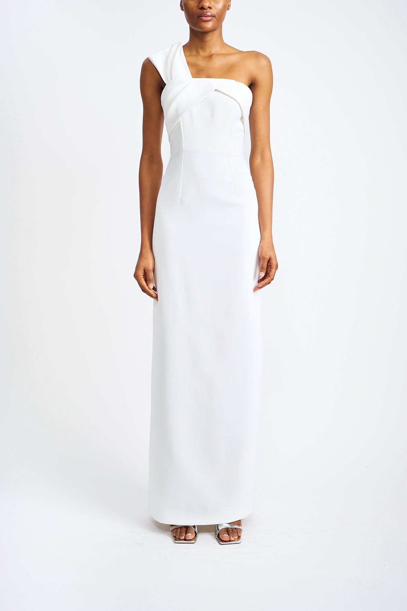 SELINA CADY / SEQUIN WHITE DRESS - E.STOTT